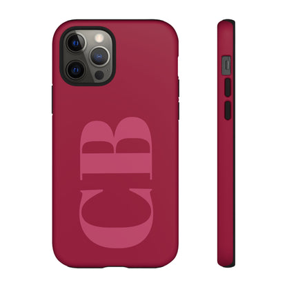 Berry Custom Initial iPhone Case