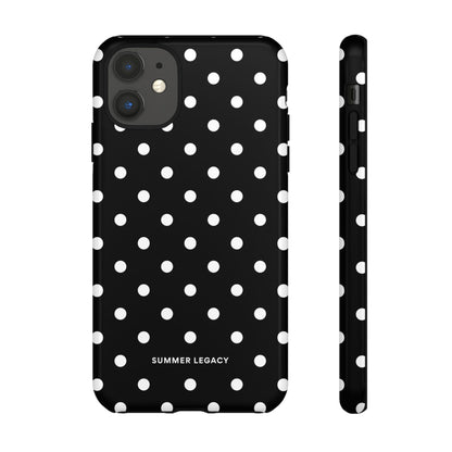 Ebony Polka Dot iPhone Case