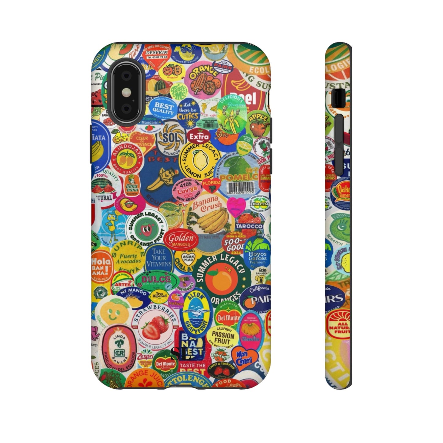 Fruit Stickers iPhone Case