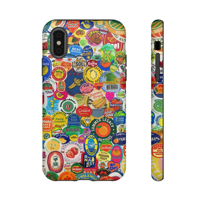 Fruit Stickers iPhone Case