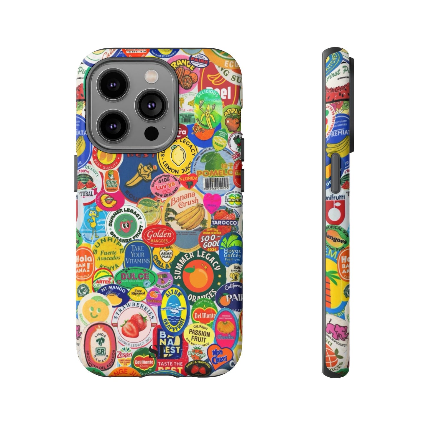 Fruit Stickers iPhone Case