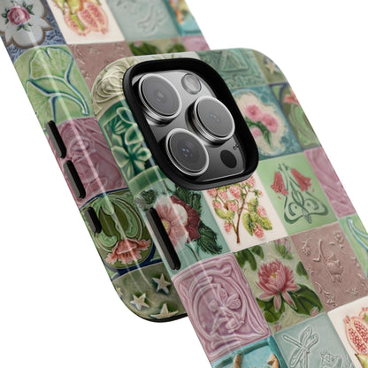 Garden Mosaic Tiles iPhone Case