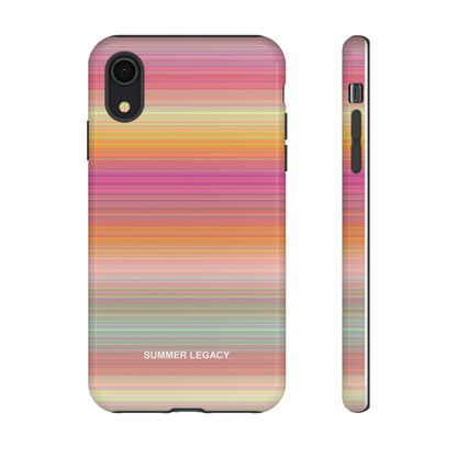 Champagne Ombre Stripe iPhone Case