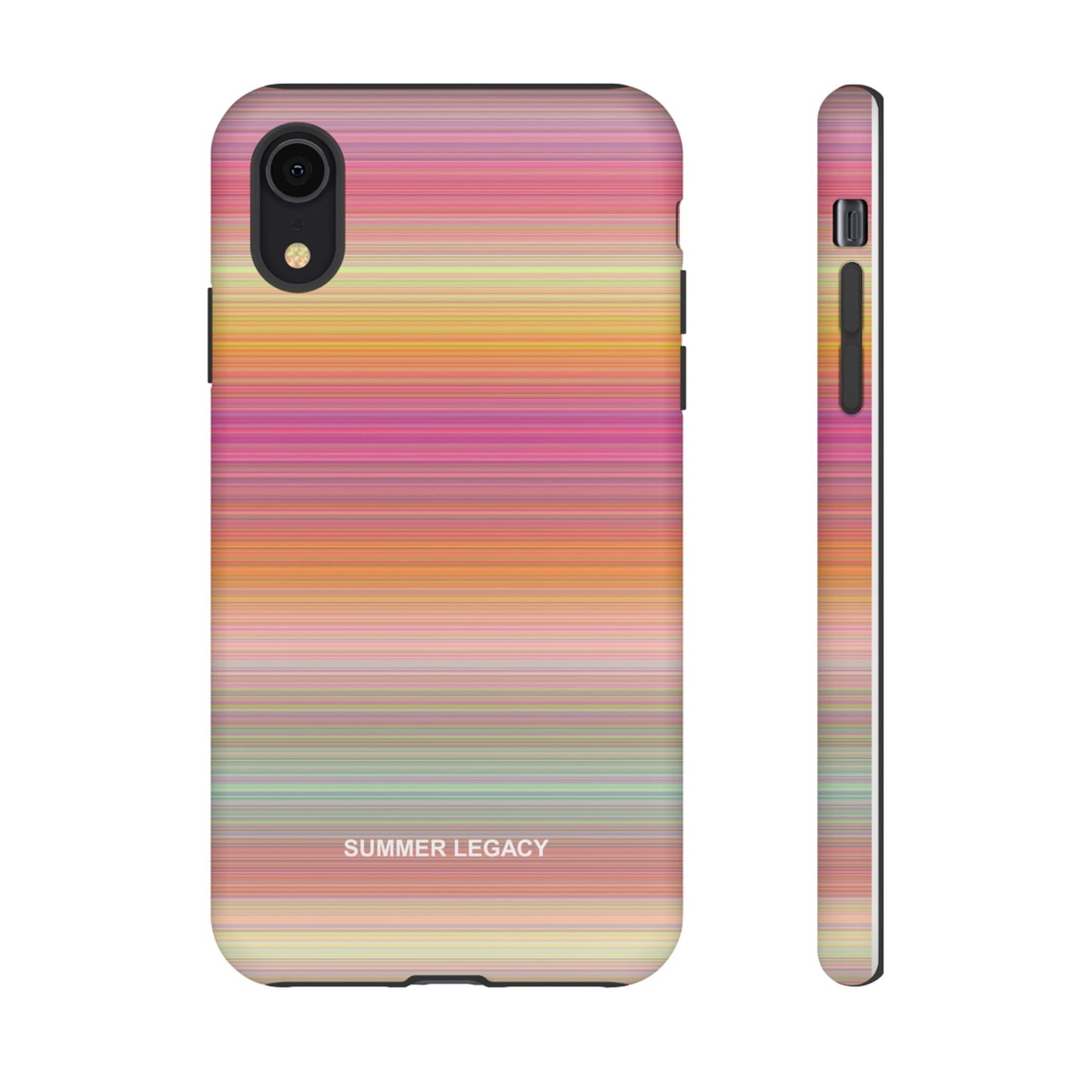 Champagne Ombre Stripe iPhone Case