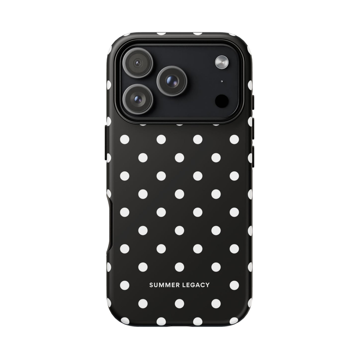 Ebony Polka Dot iPhone Case