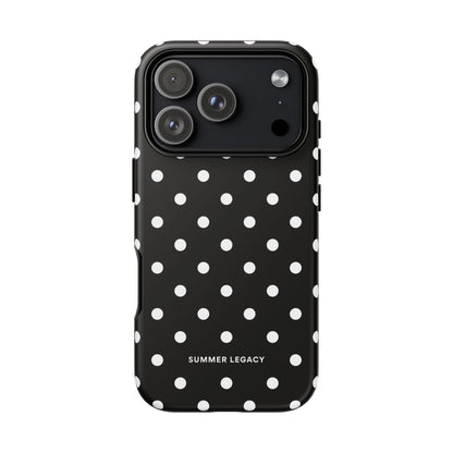 Ebony Polka Dot iPhone Case