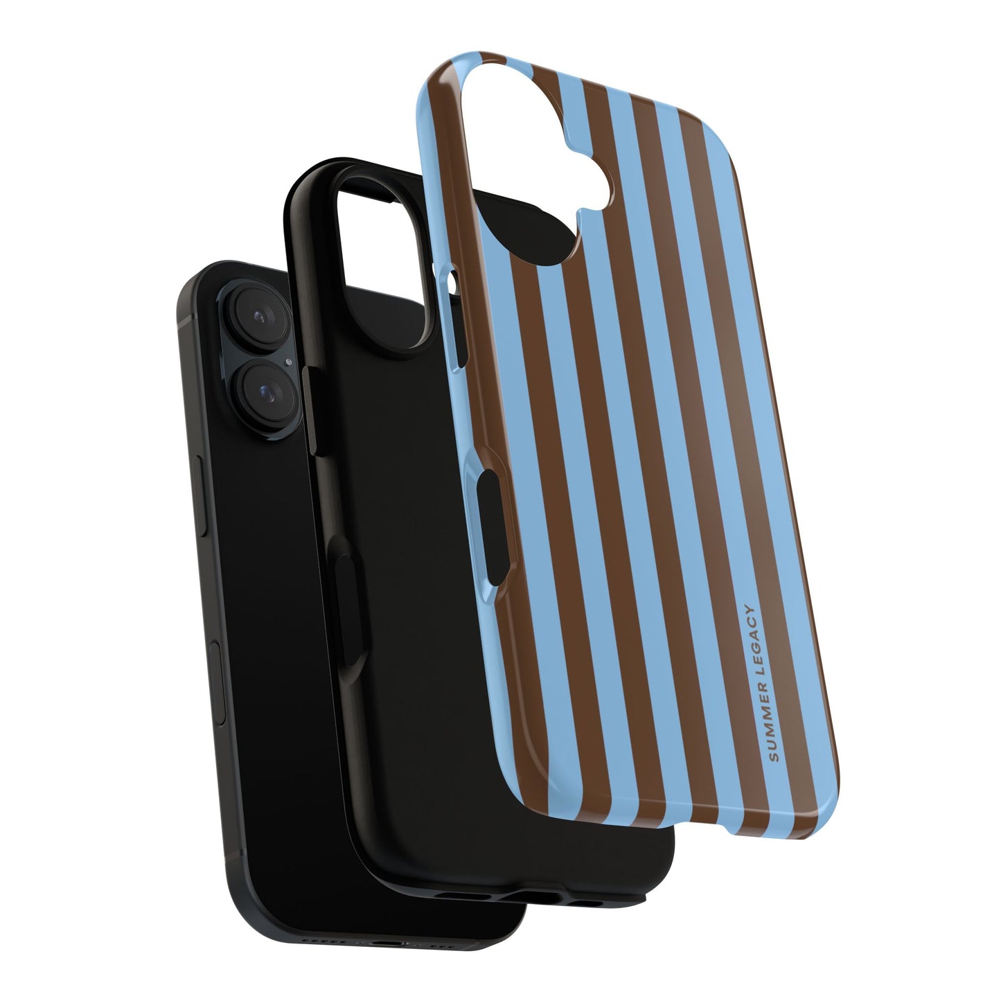 Mocha Stripe iPhone Case