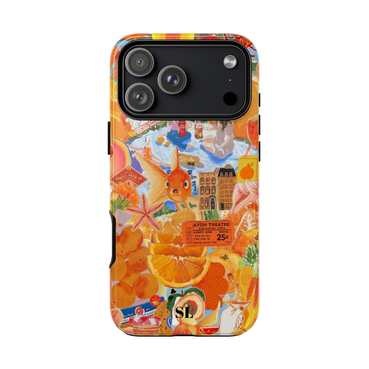 Orange Goldfish iPhone Case