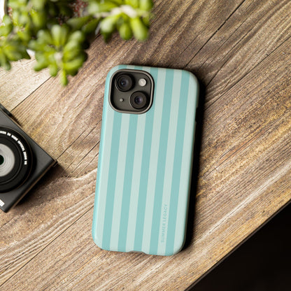 Teal Stripe iPhone Case