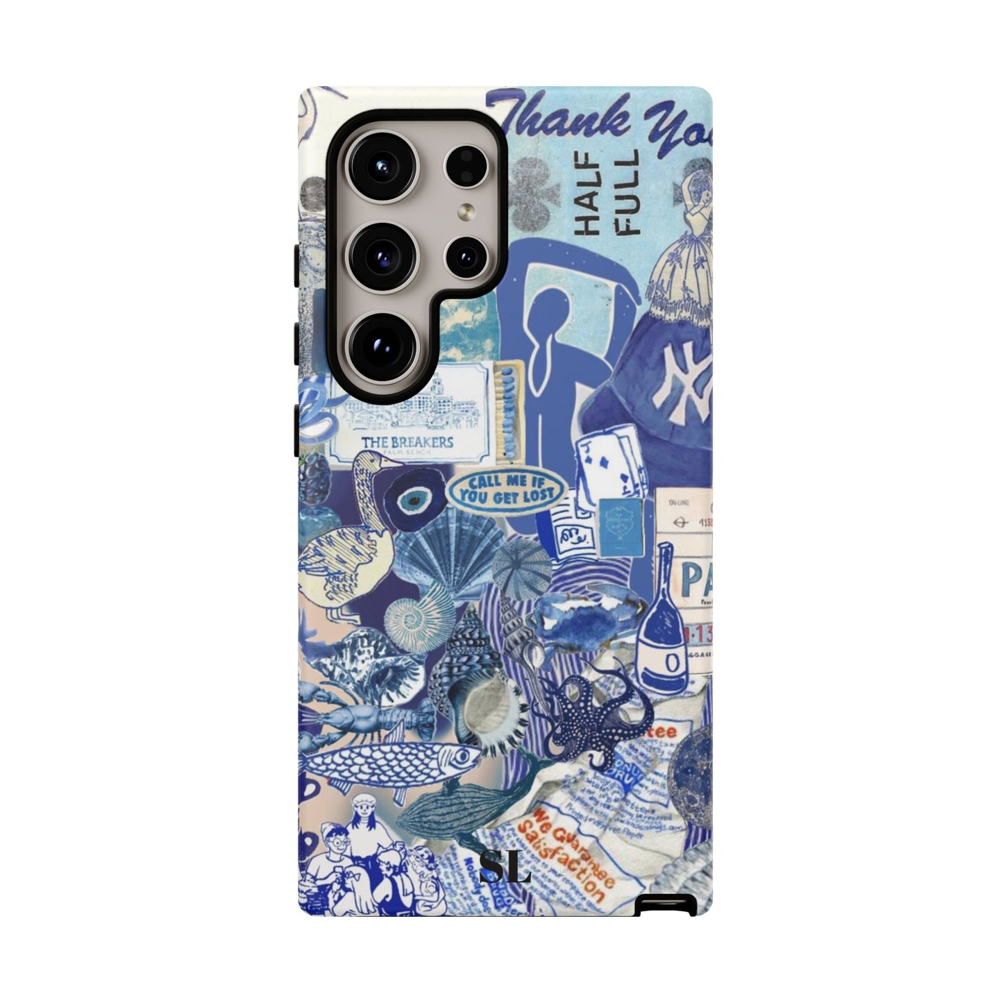 Blue Collage Samsung Case