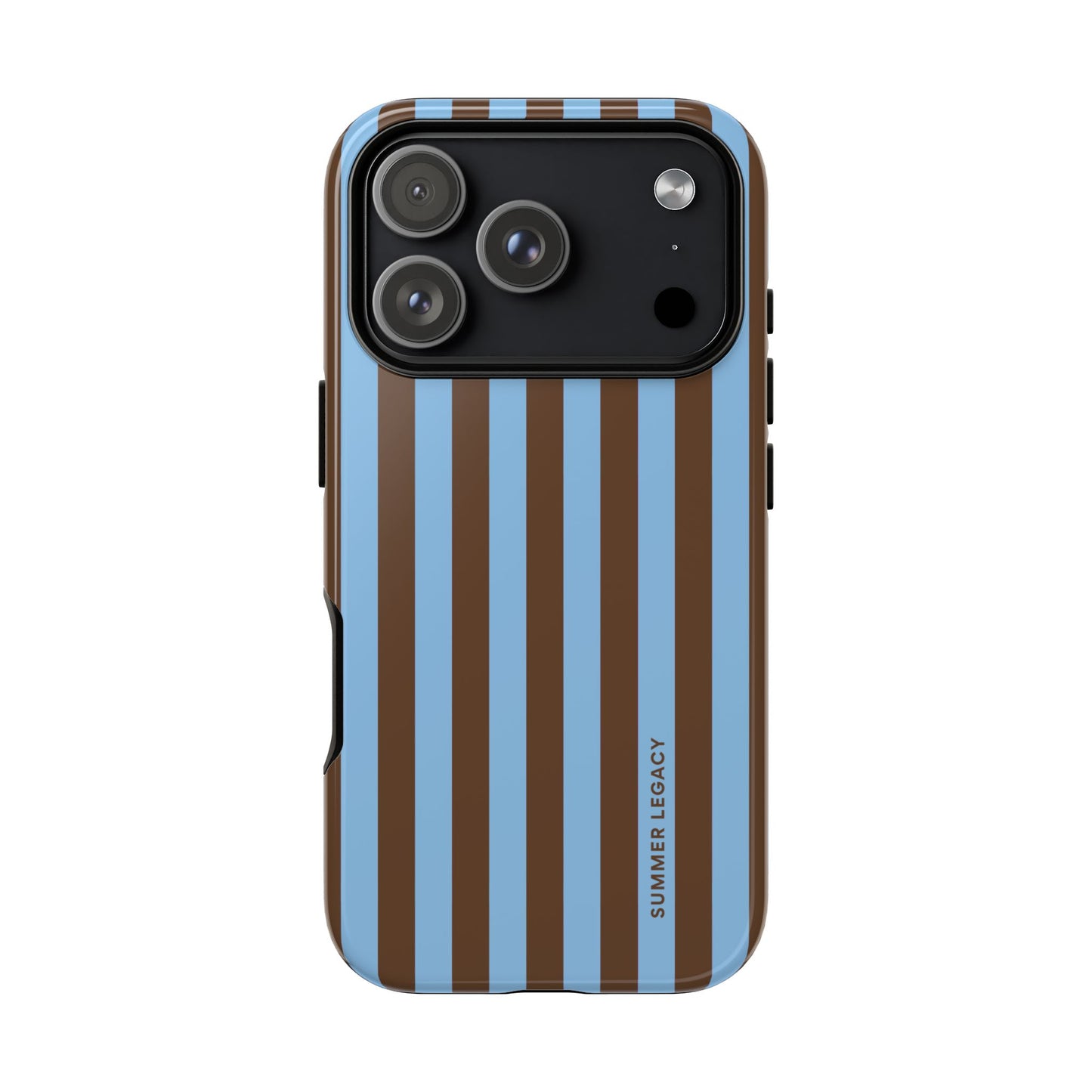 Mocha Stripe iPhone Case
