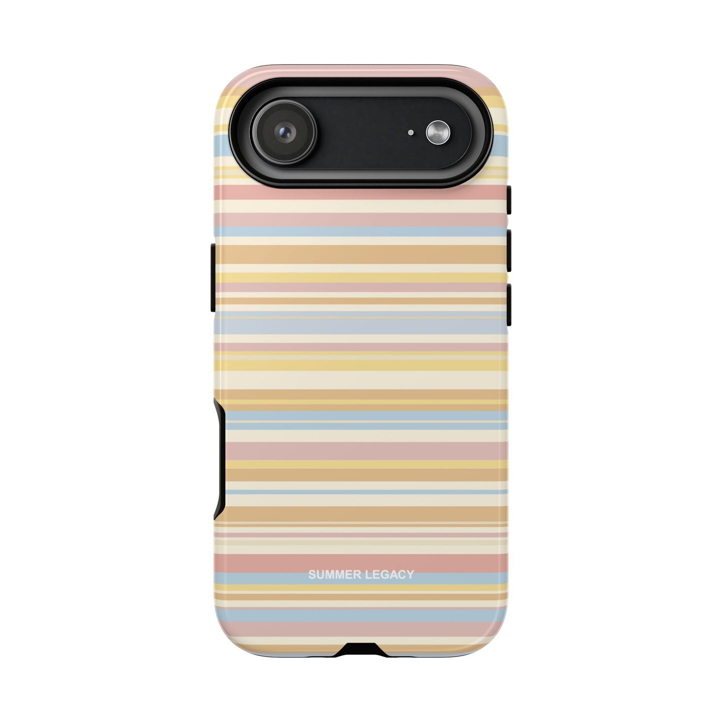 Lychee Multi-stripe iPhone Case