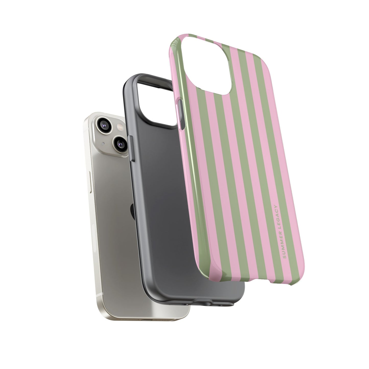 Guava Stripe iPhone Case
