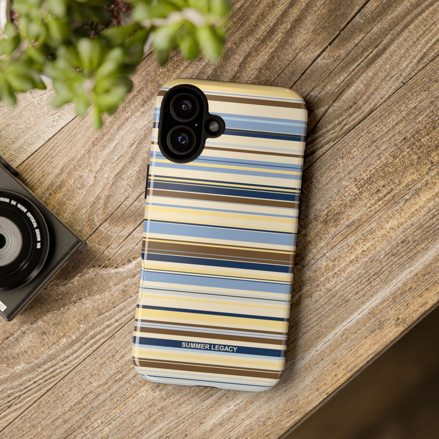 Coconut Multi-stripe iPhone Case