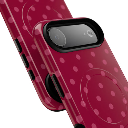 Berry Polka Dot MagSafe Case