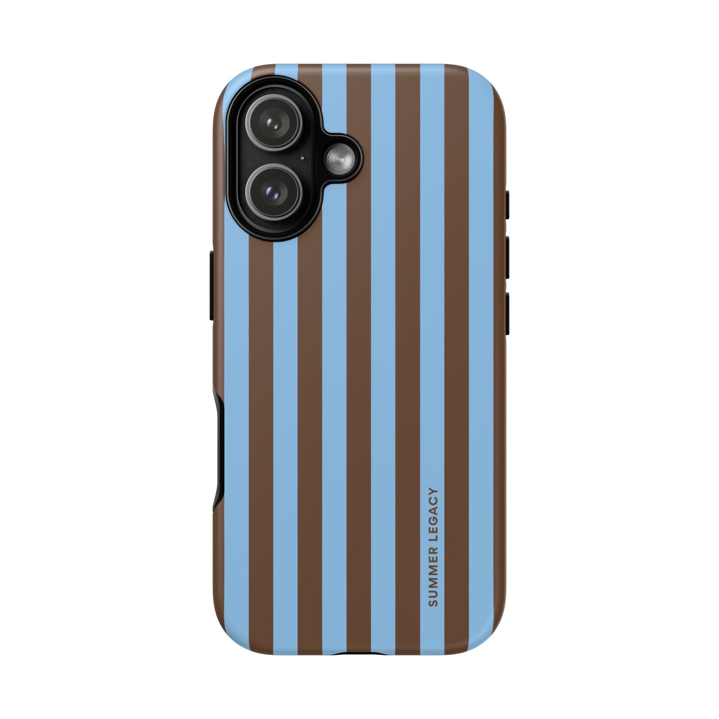 Mocha Stripe iPhone Case