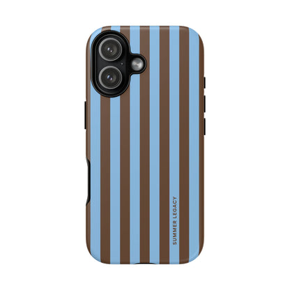 Mocha Stripe iPhone Case