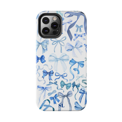 Blue Bows iPhone Case