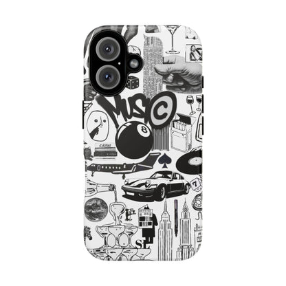 Black and White iPhone Case