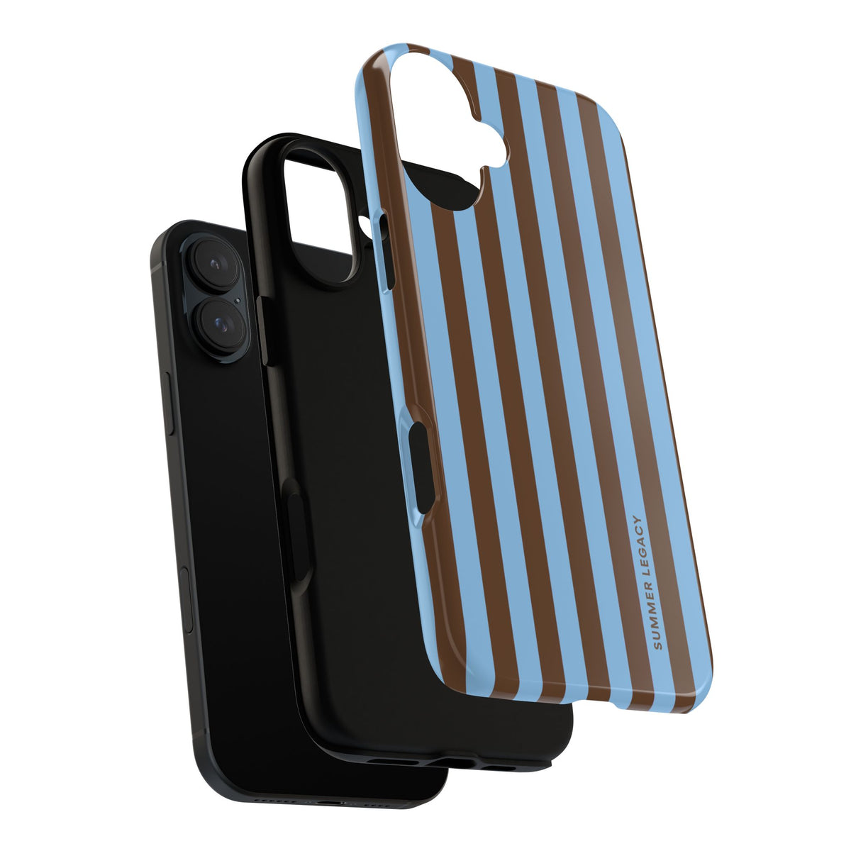 Mocha Stripe iPhone Case