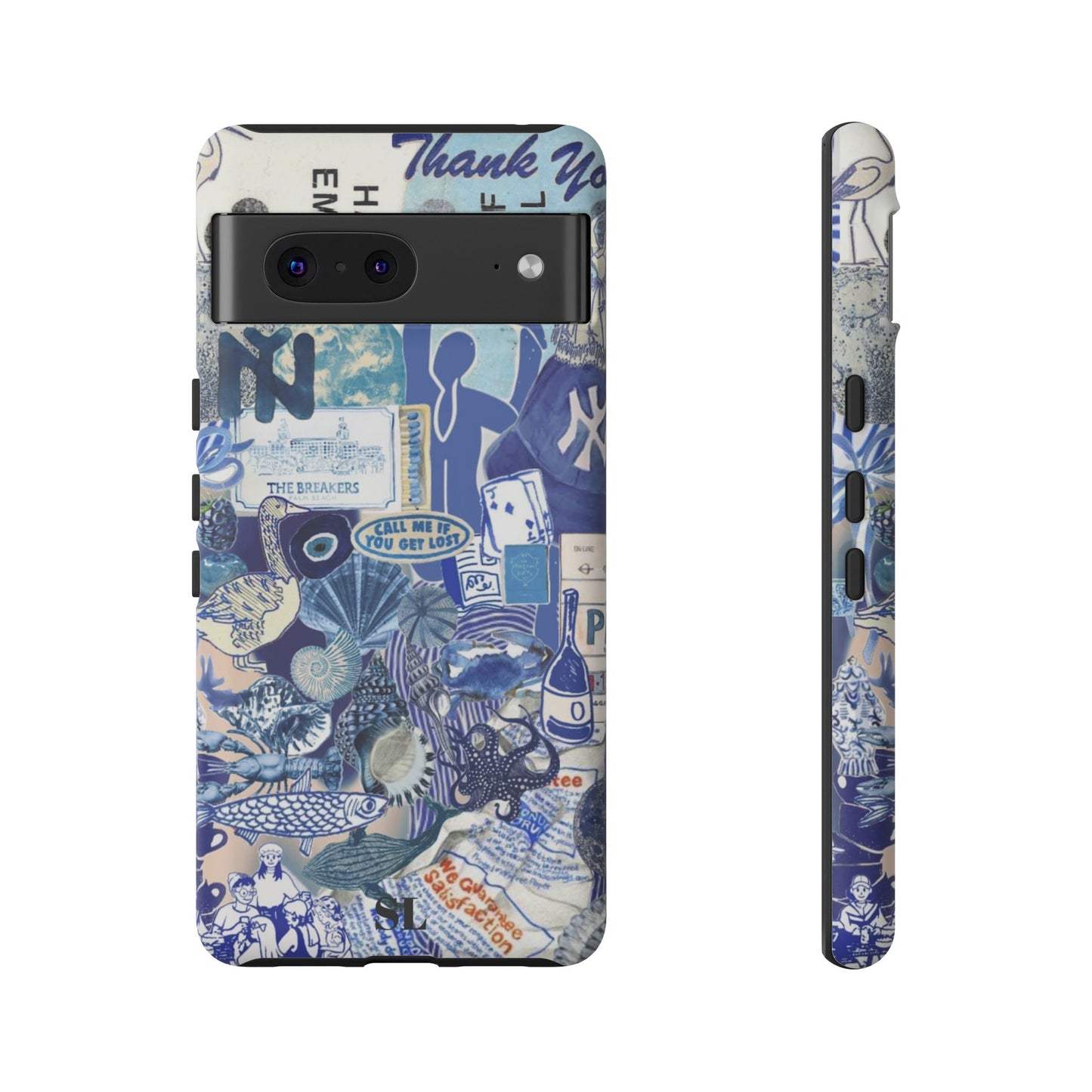 Blue Collage Google Pixel Case