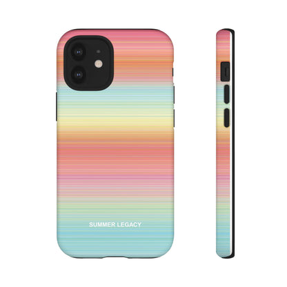 Sunrise Ombre Stripe iPhone Case