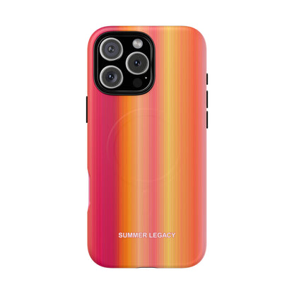 Amber Glow Ombre Stripe MagSafe Case