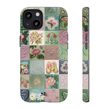 Garden Mosaic Tiles iPhone Case