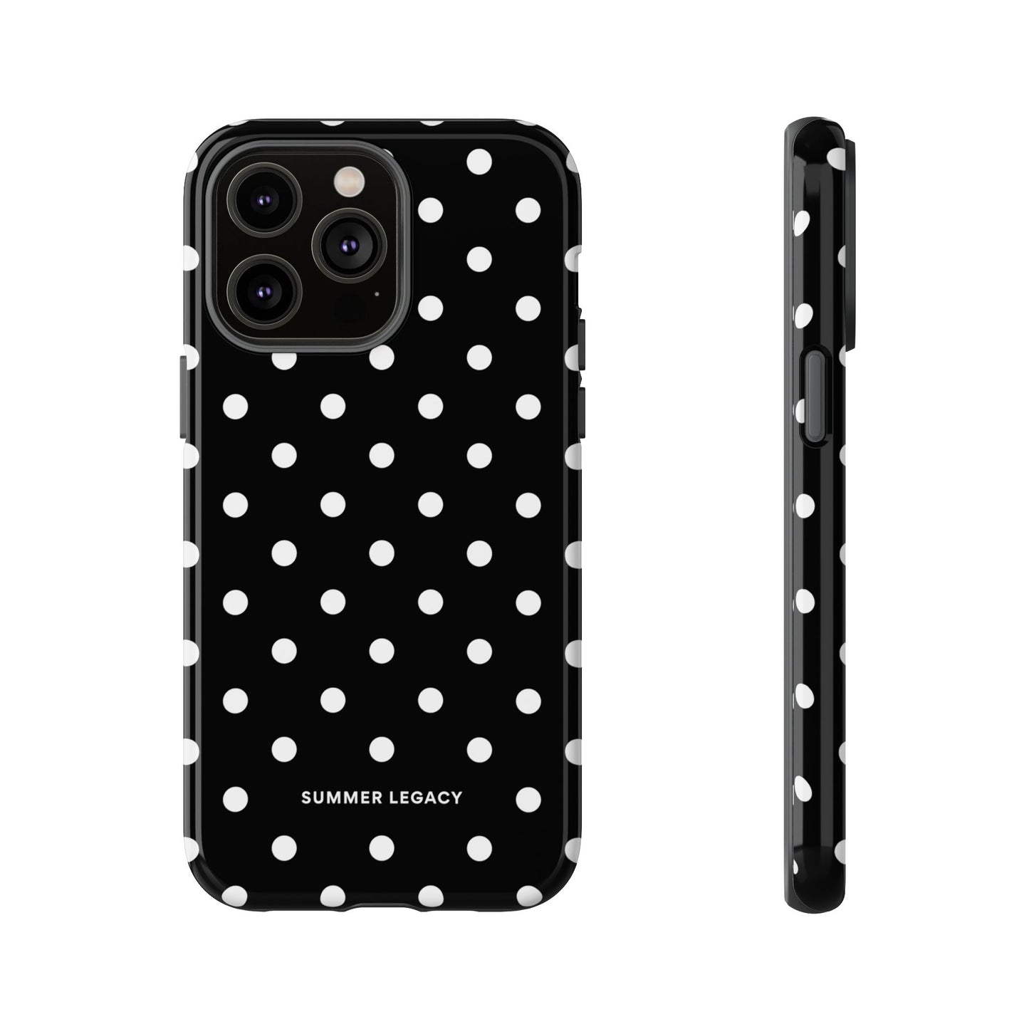 Ebony Polka Dot iPhone Case