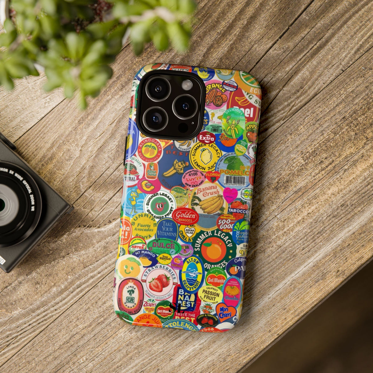 Fruit Stickers iPhone Case