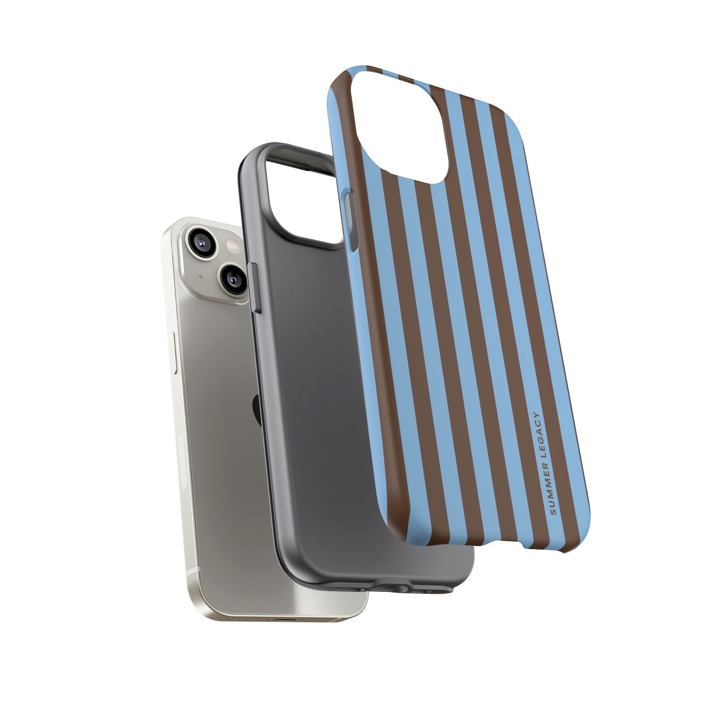 Mocha Stripe iPhone Case