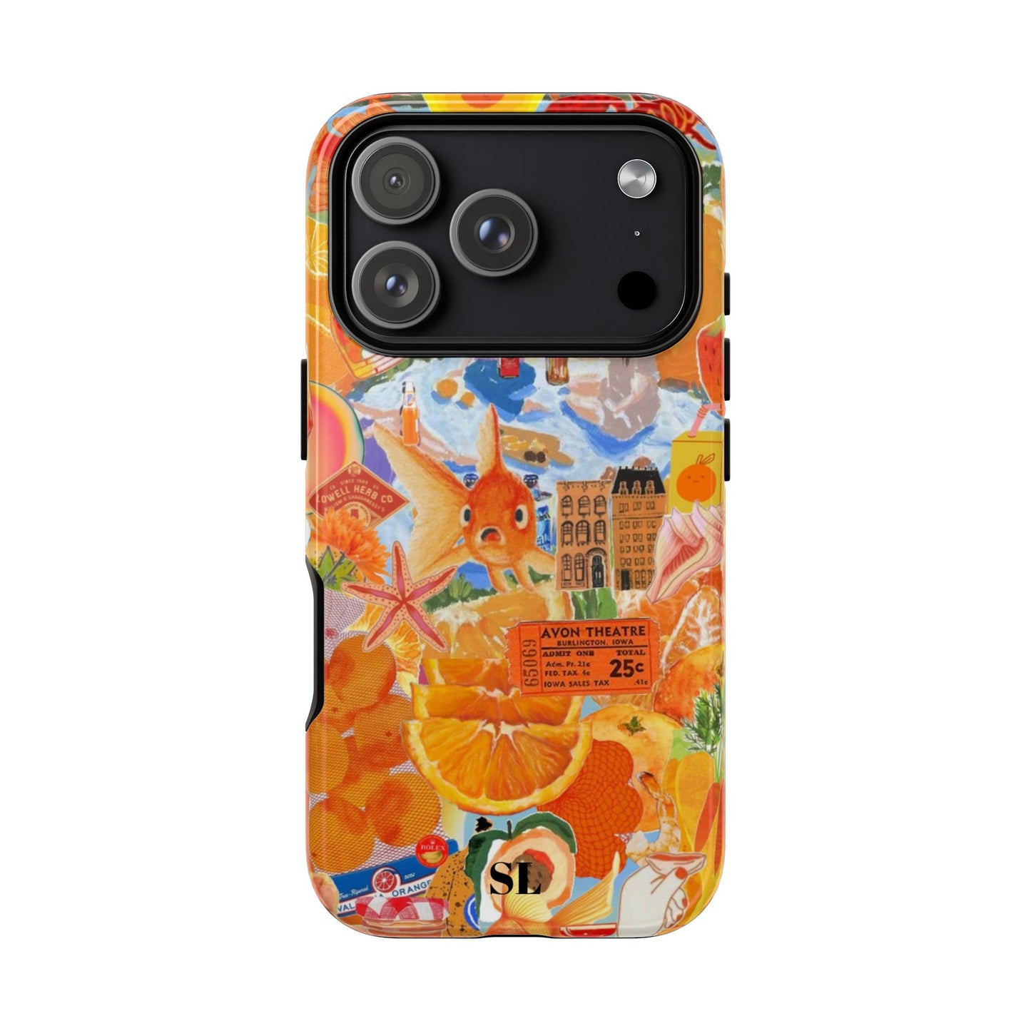 Orange Goldfish iPhone Case