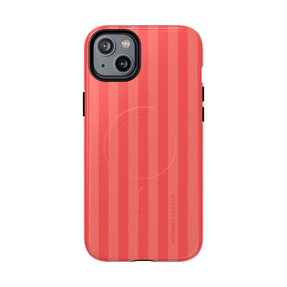 Coral Stripe MagSafe Case