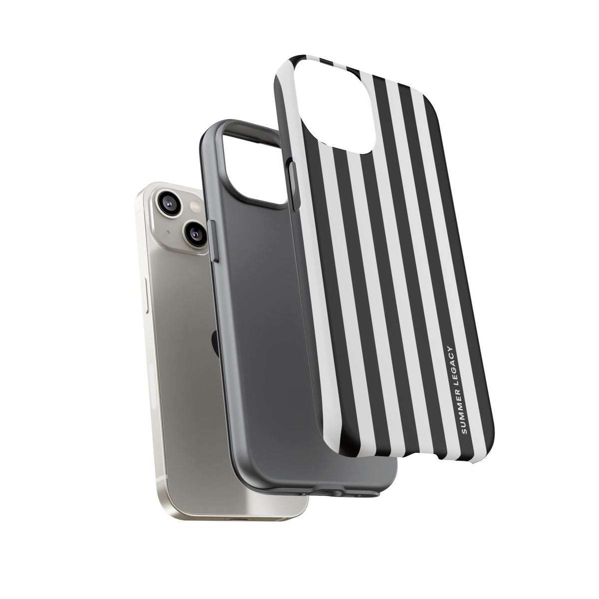 Ebony Stripe iPhone Case