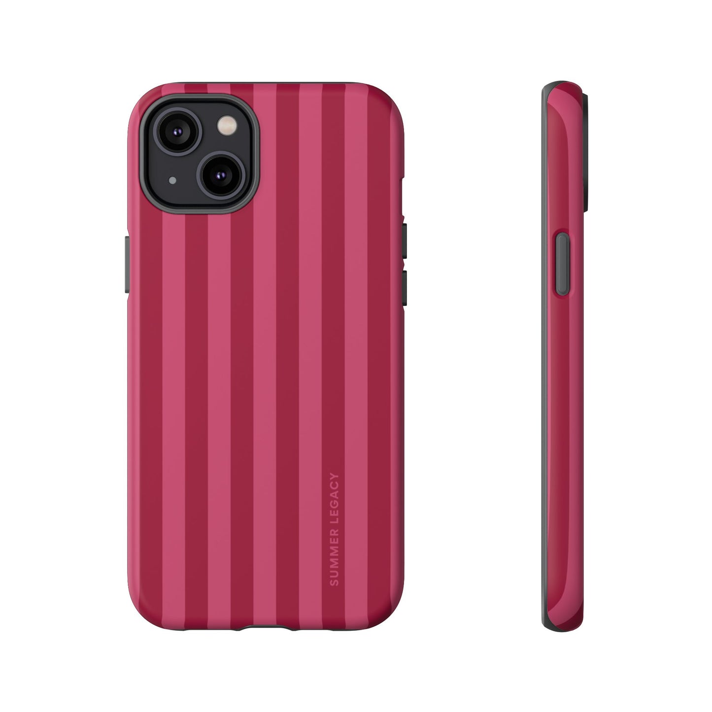 Berry Stripe iPhone Case