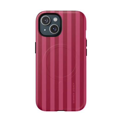 Berry Stripe MagSafe Case