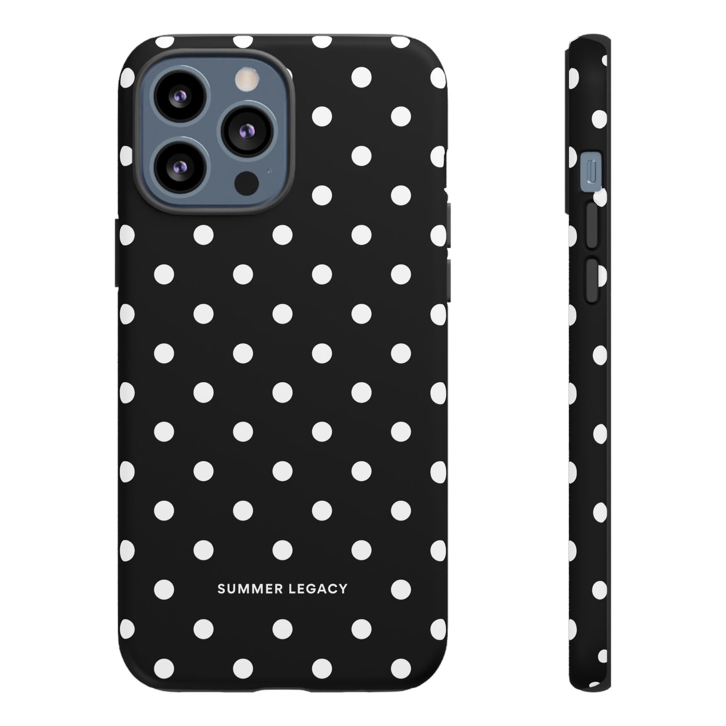 Ebony Polka Dot iPhone Case