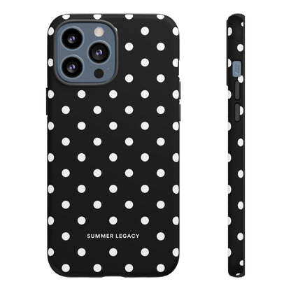Ebony Polka Dot iPhone Case