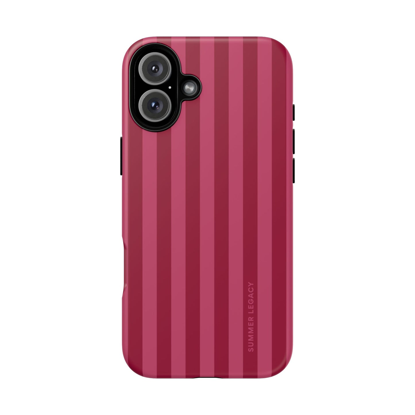Berry Stripe iPhone Case
