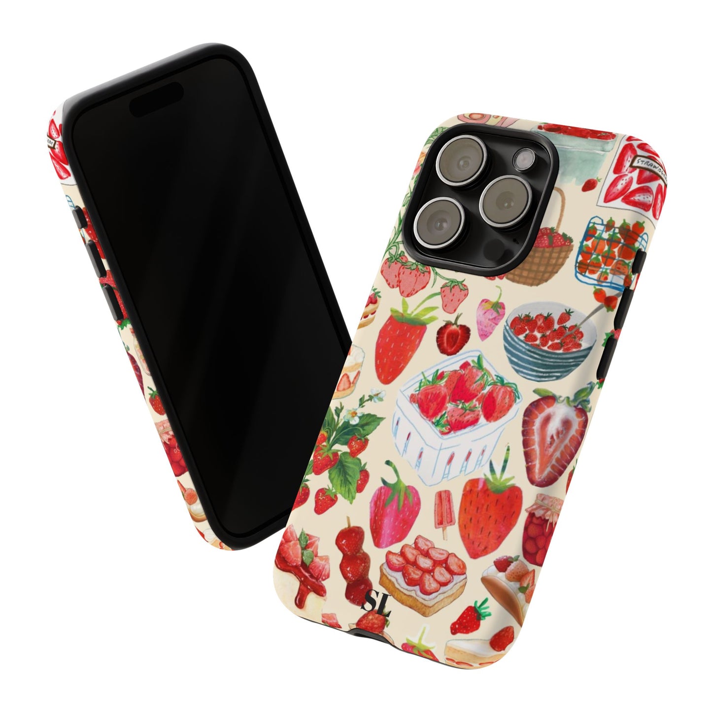 Strawberry Collage iPhone Case