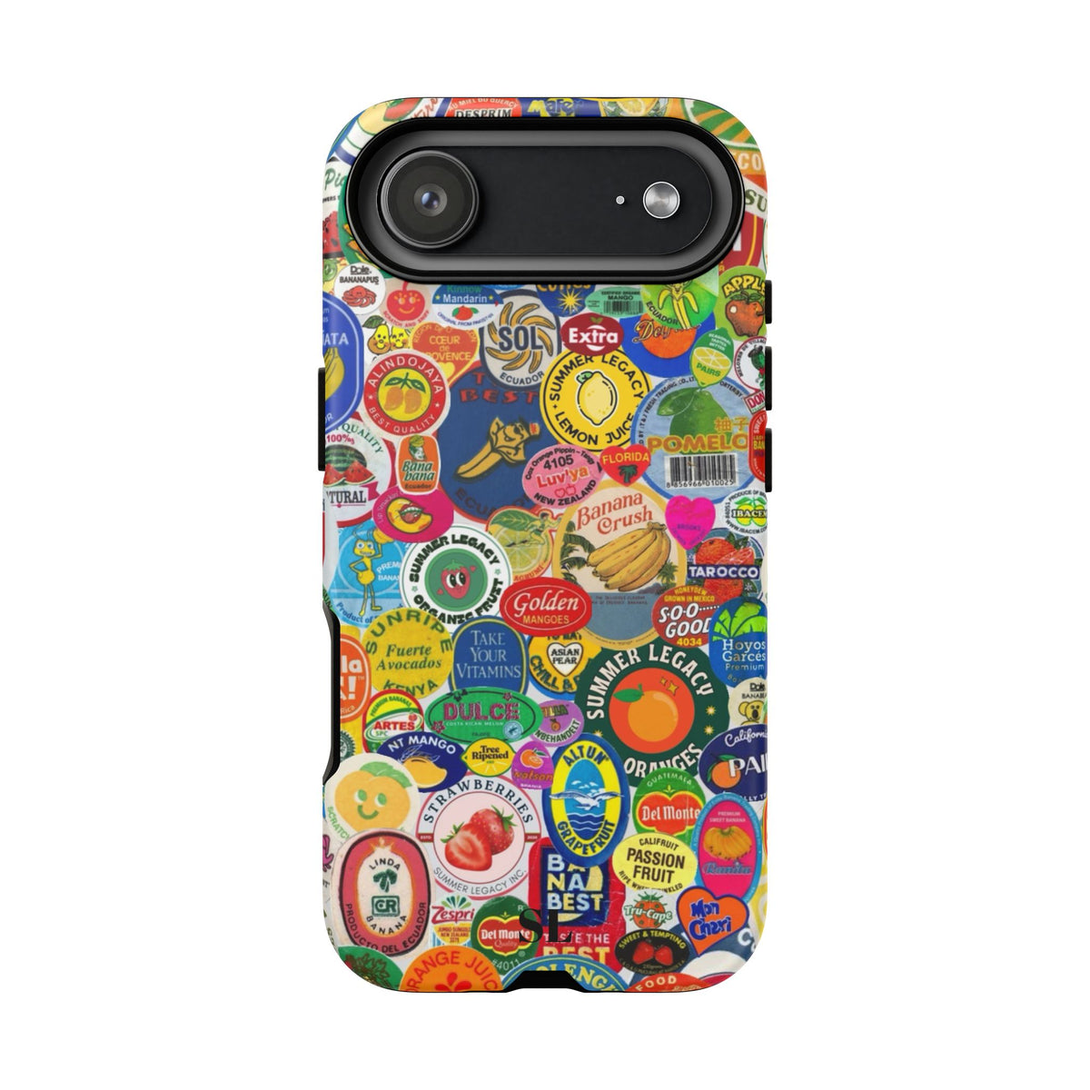 Fruit Stickers iPhone Case