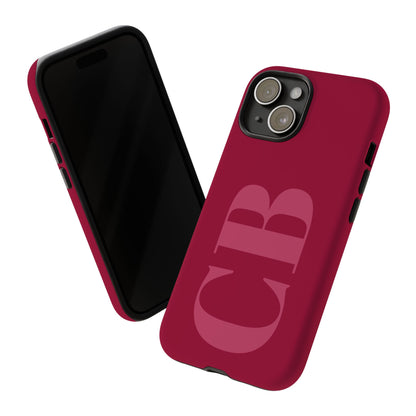 Berry Custom Initial iPhone Case