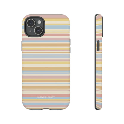 Lychee Multi-stripe iPhone Case
