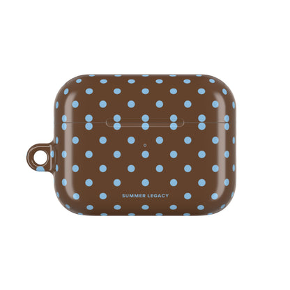 Mocha Polka Dot AirPod Case