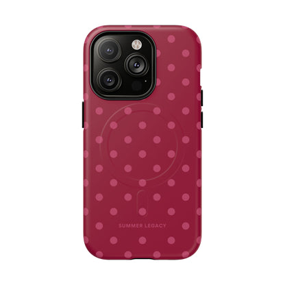 Berry Polka Dot MagSafe Case