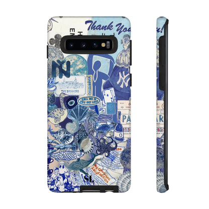 Blue Collage Samsung Case