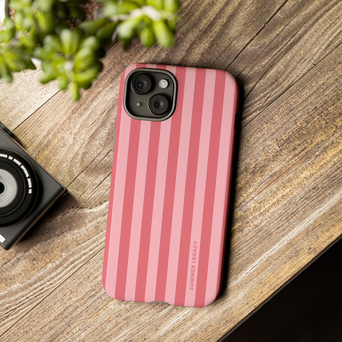 Blushing Stripe iPhone Case