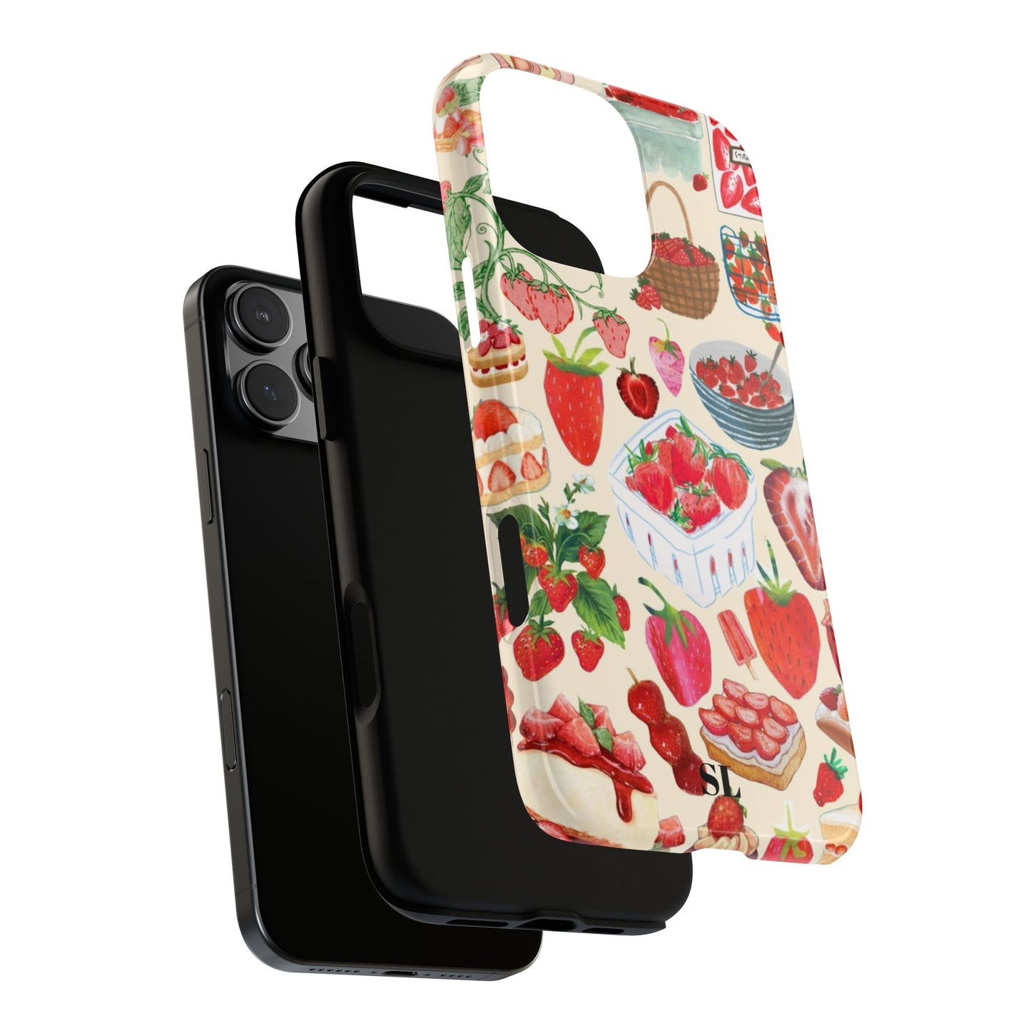 Strawberry Collage iPhone Case