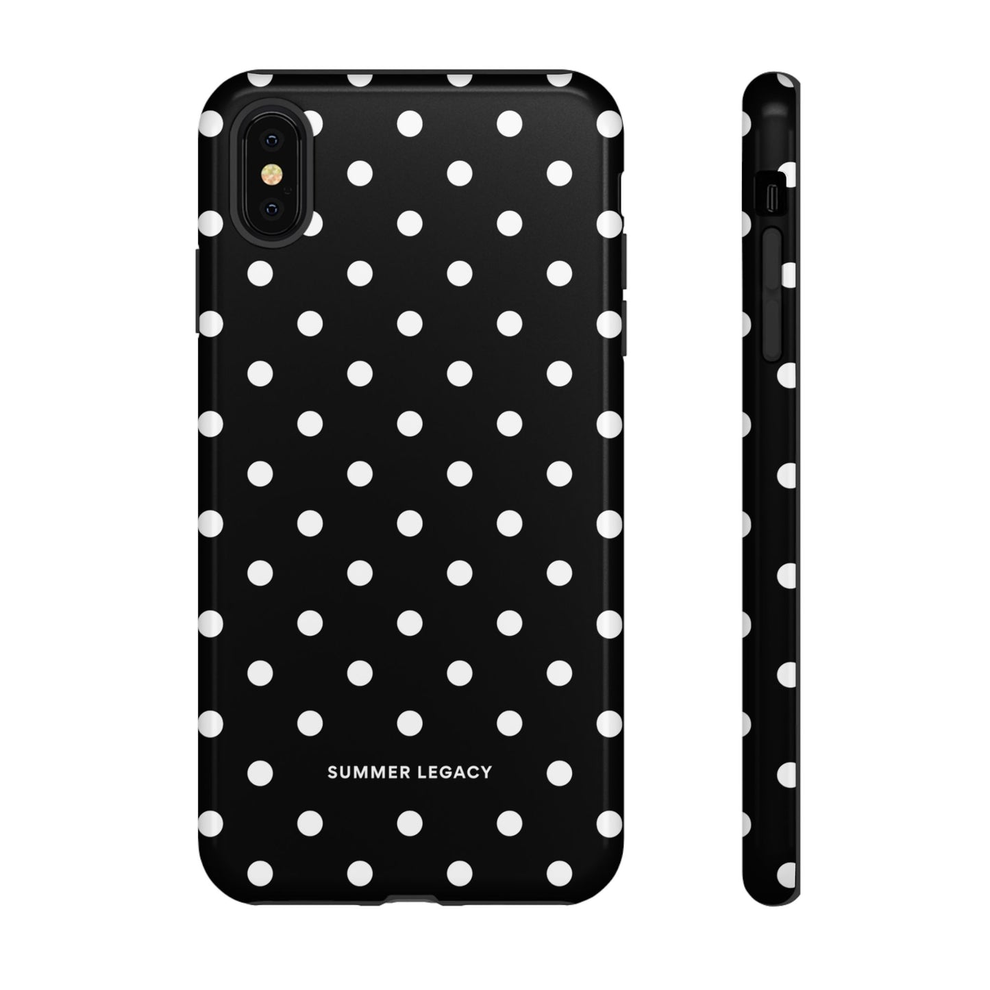 Ebony Polka Dot iPhone Case