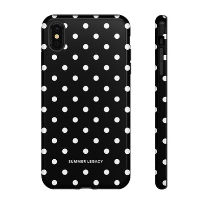 Ebony Polka Dot iPhone Case